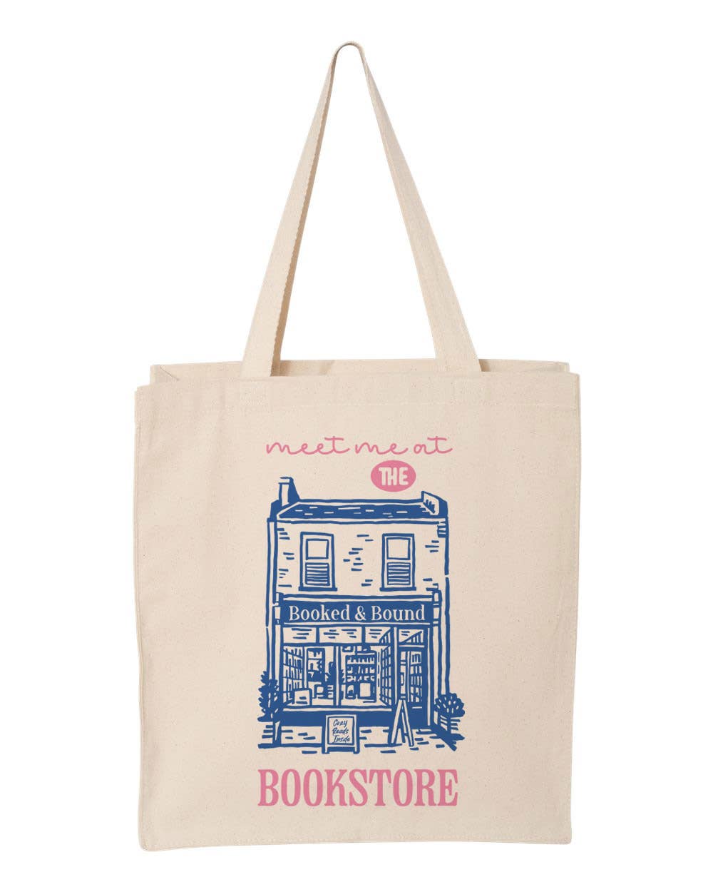 Cutesy Bookstore Canvas Tote Bag