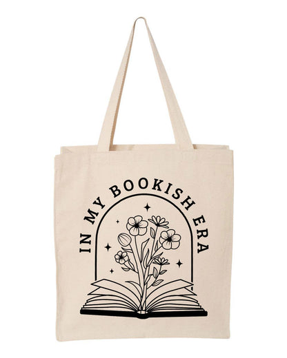 In My Bookish Era Canvas Tote Bag